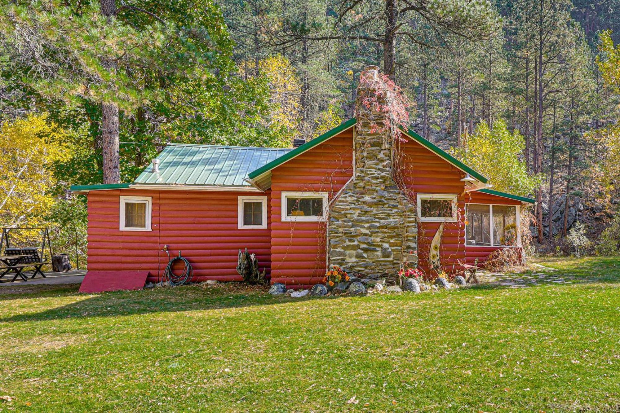 Historic Keystone Cabin Near Mount Rushmore! 외부 사진