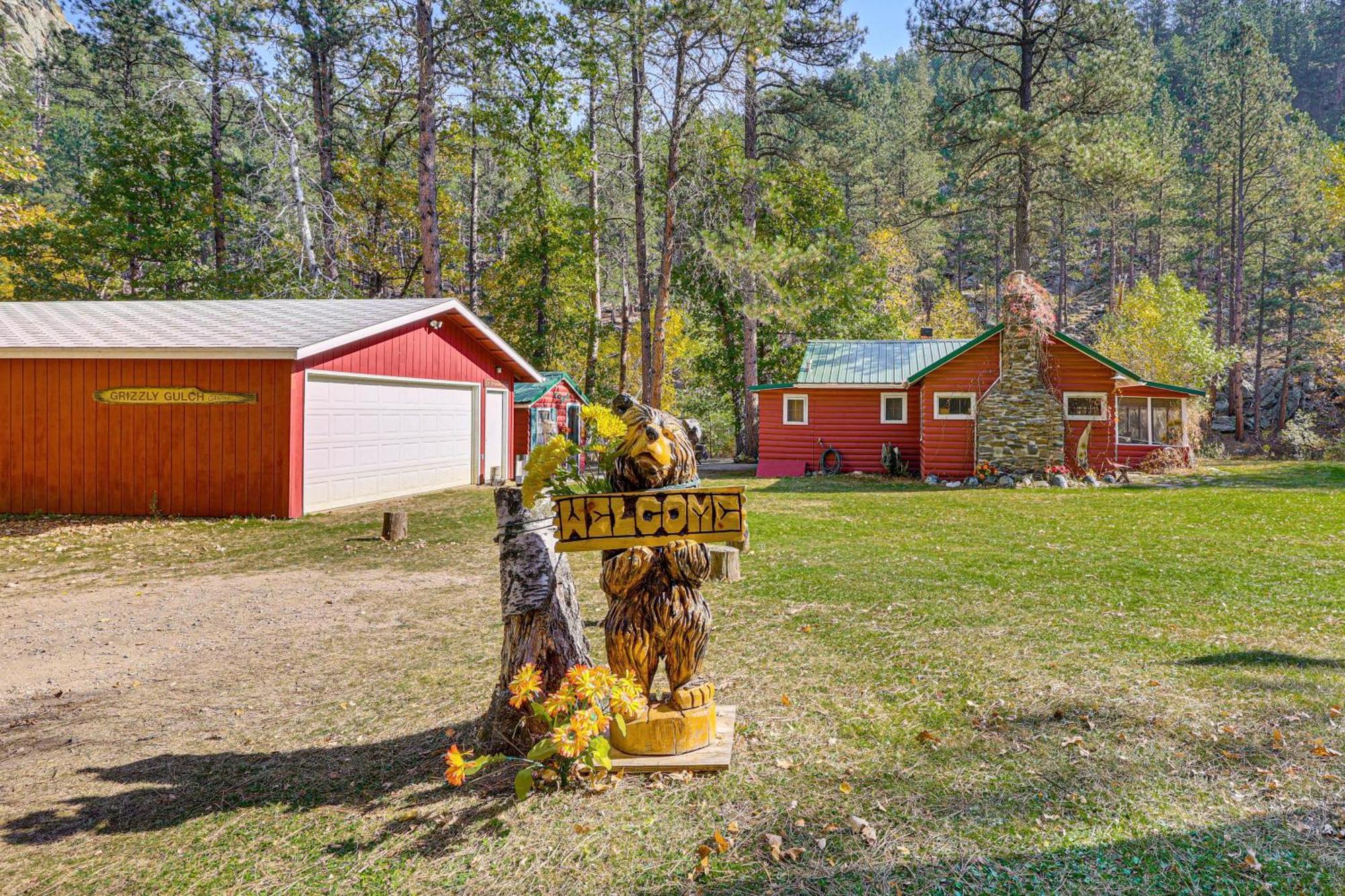 Historic Keystone Cabin Near Mount Rushmore! 외부 사진