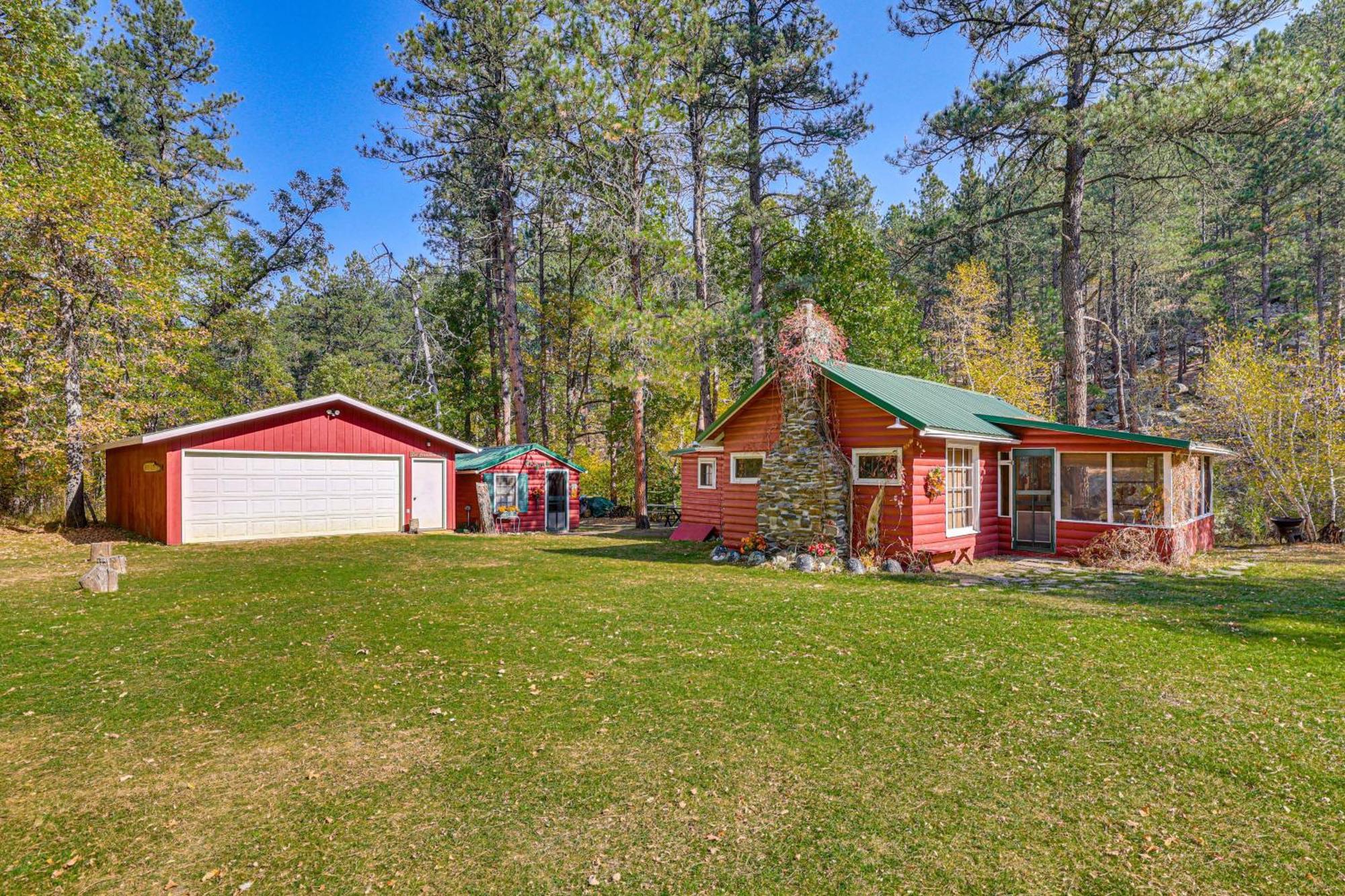 Historic Keystone Cabin Near Mount Rushmore! 외부 사진