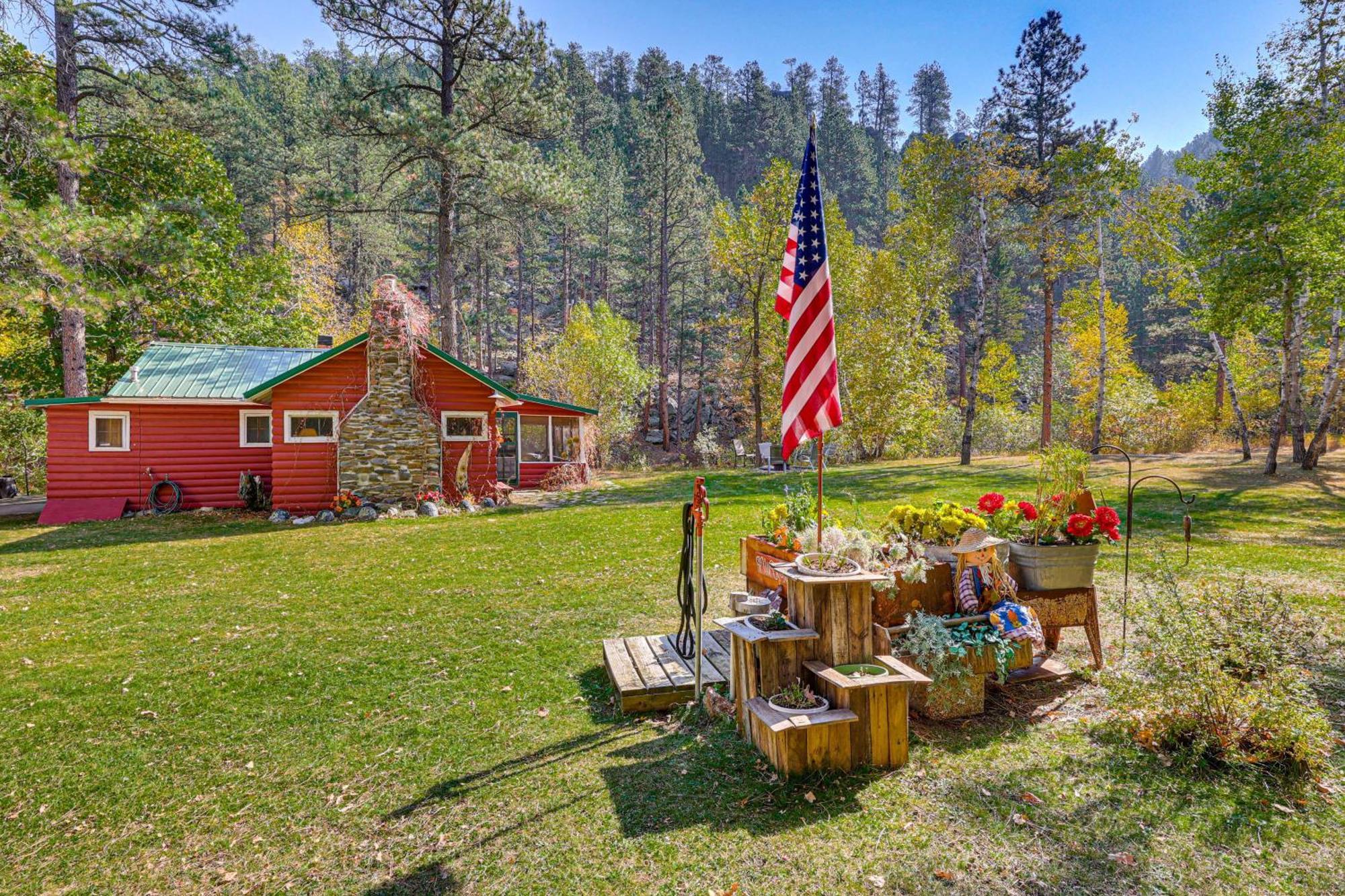 Historic Keystone Cabin Near Mount Rushmore! 외부 사진
